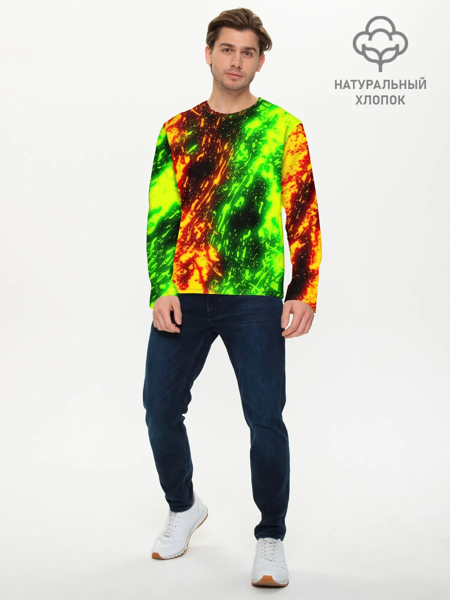 Мужской лонгслив базовый / TOXIC FLAME