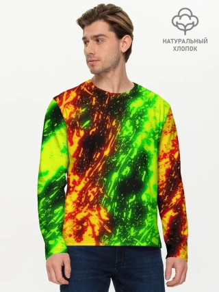 Мужской лонгслив базовый / TOXIC FLAME
