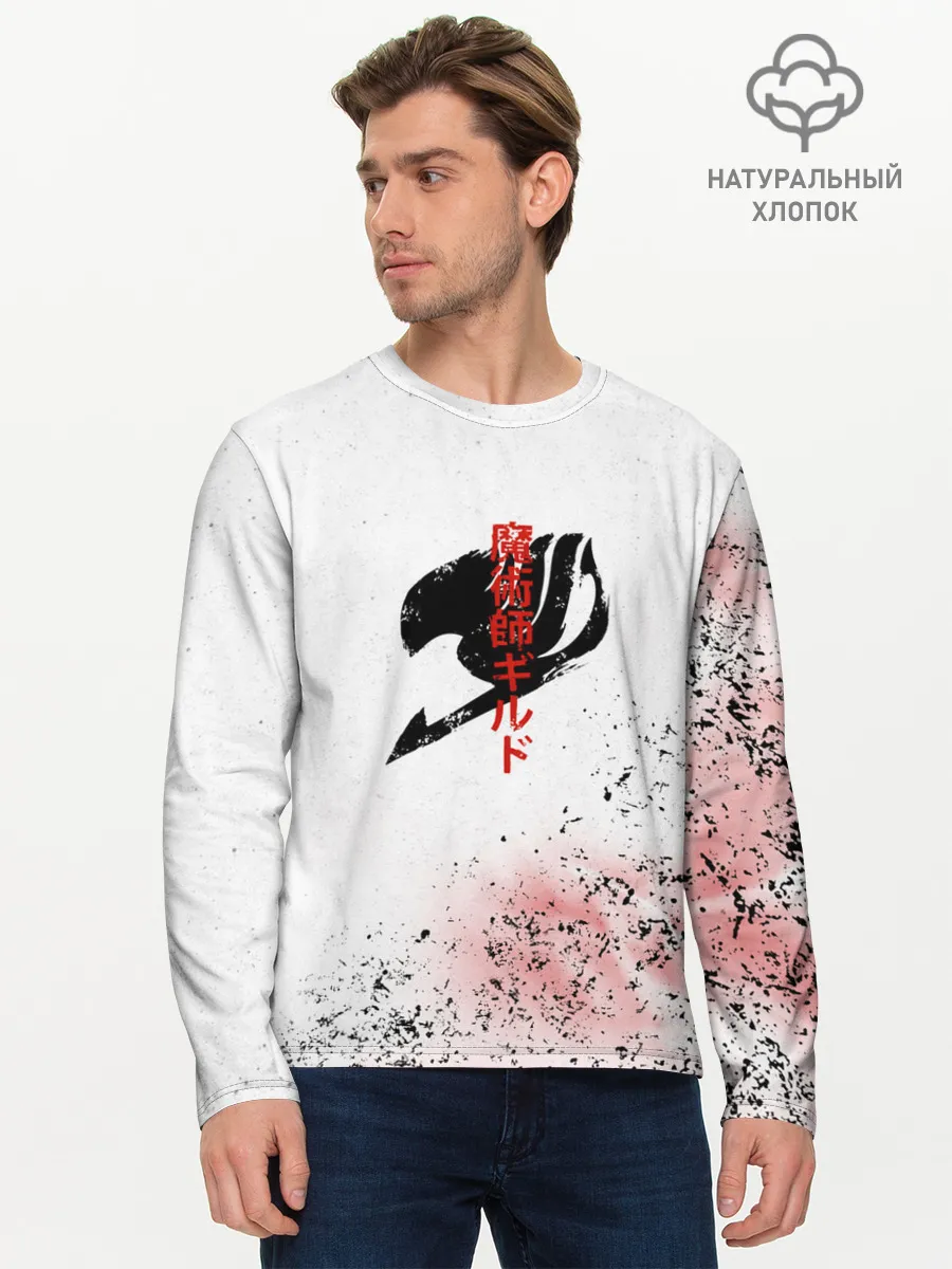 Мужской лонгслив базовый / Fairy Tale logo