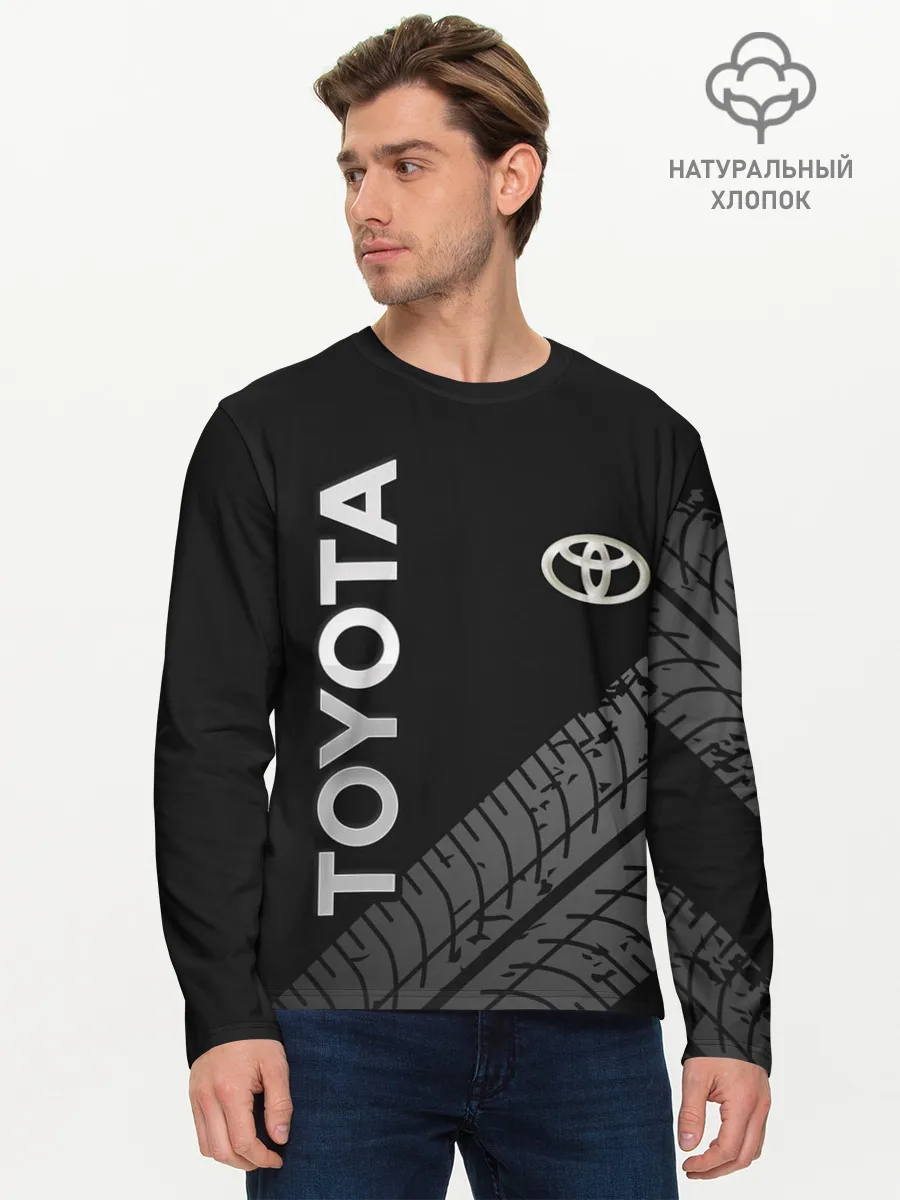 Мужской лонгслив базовый / Toyota