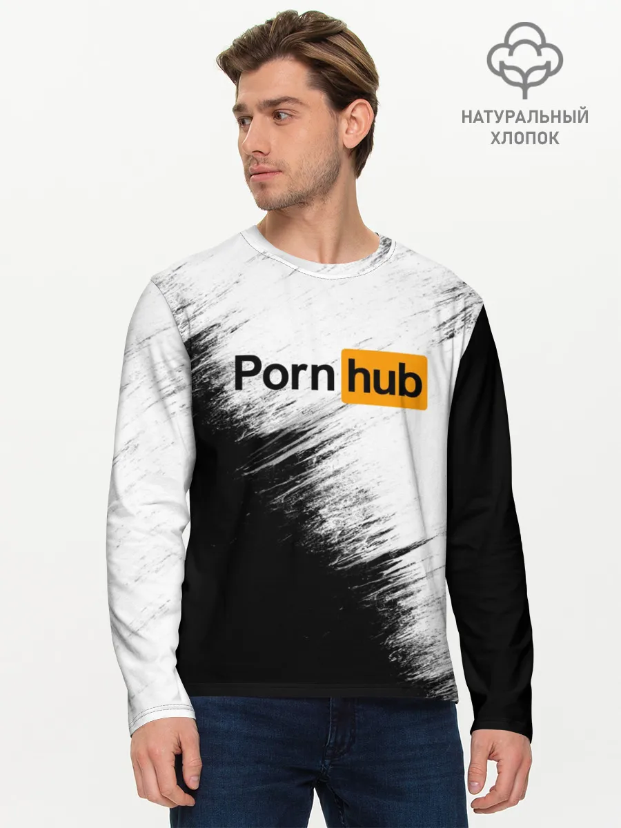 Мужской лонгслив базовый / Pornhub