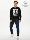 Мужской лонгслив базовый / Marshmello 7