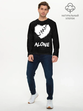 Мужской лонгслив базовый / Alone