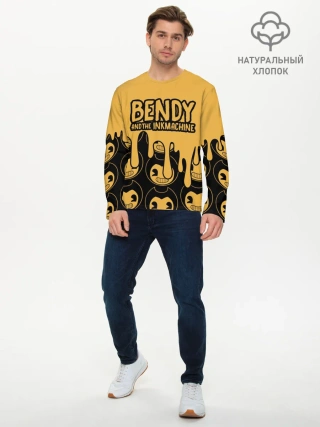Мужской лонгслив базовый / Bendy And The Ink Machine