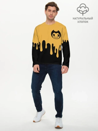 Мужской лонгслив базовый / Bendy And The Ink Machine