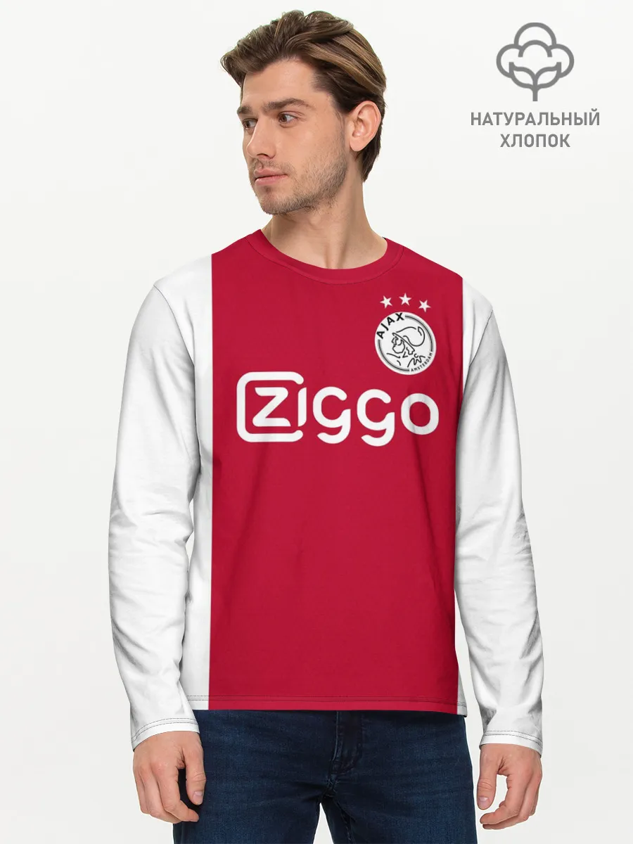 Мужской лонгслив базовый / Аякс 19-20 home
