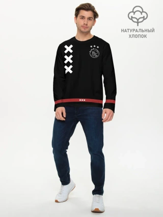 Мужской лонгслив базовый / Ajax Amsterdam
