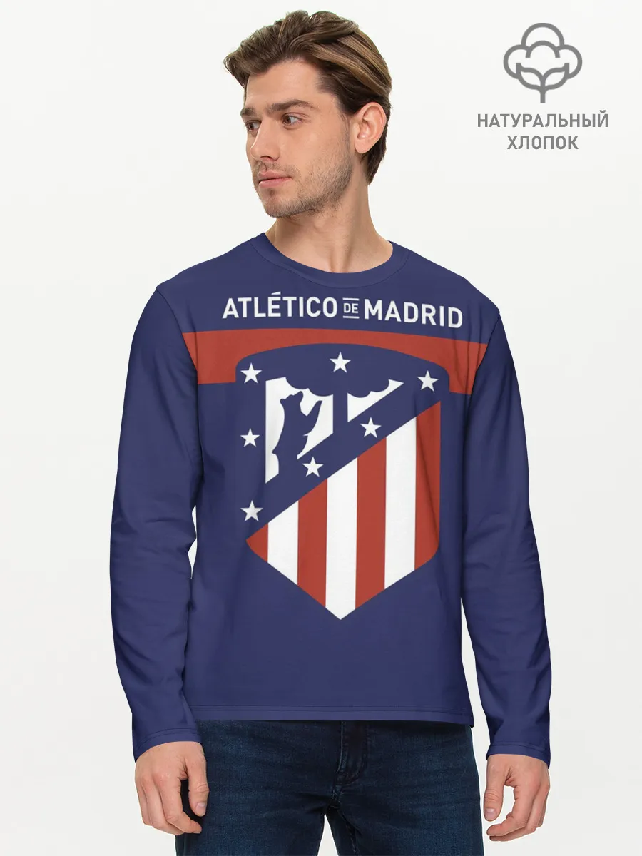Мужской лонгслив базовый / Atletico de Madrid