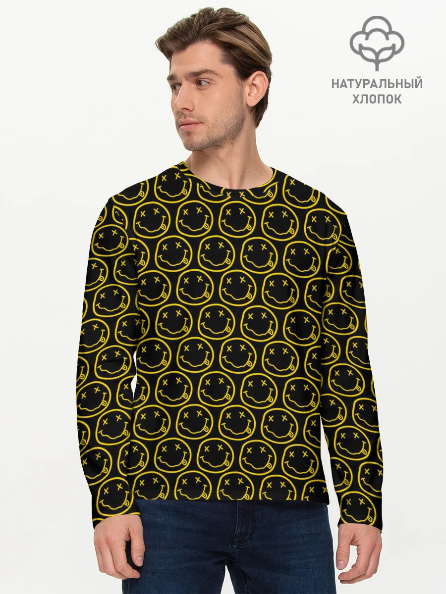 Мужской лонгслив базовый / NIRVANA