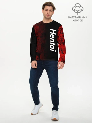 Мужской лонгслив базовый / Японская анимация