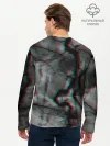 Мужской лонгслив базовый / МОЛНИИ GLITCH