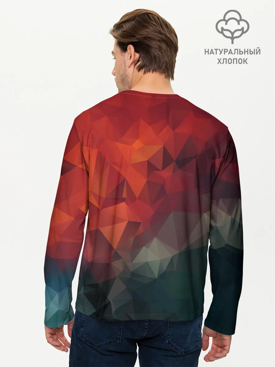Мужской лонгслив базовый / АБСТРАКЦИЯ.
