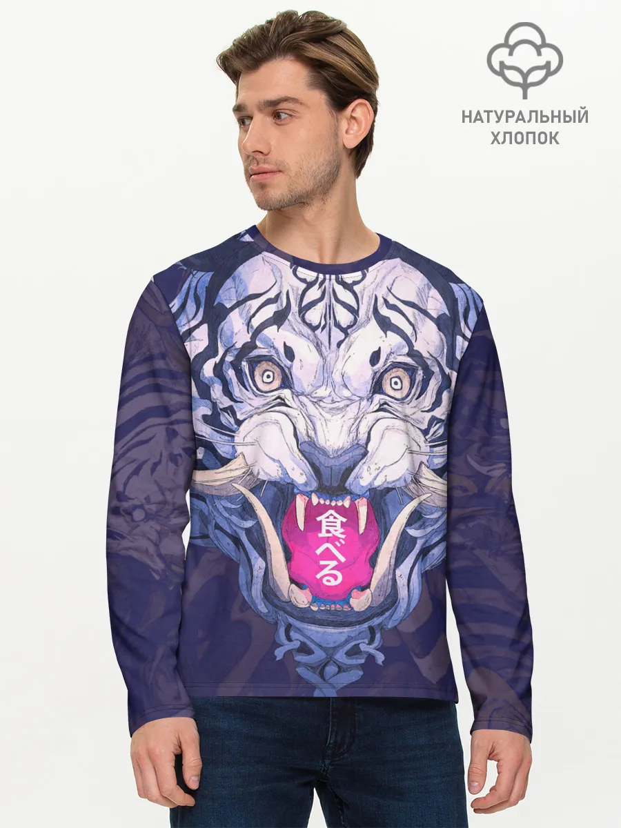 Мужской лонгслив базовый / ТИГР