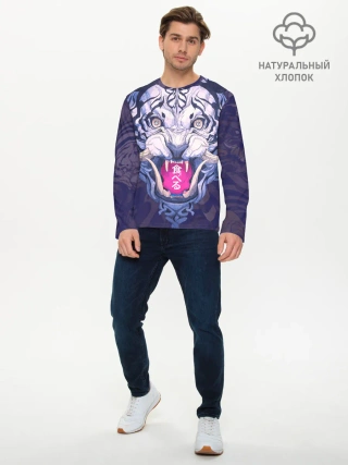 Мужской лонгслив базовый / ТИГР