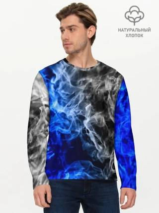 Мужской лонгслив базовый / БИТВА ОГНЕЙ