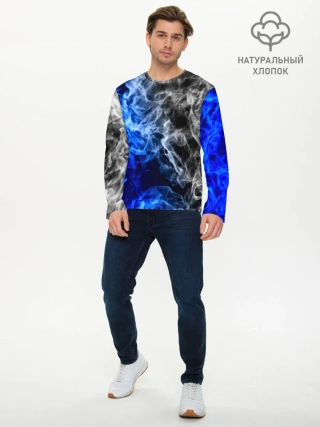 Мужской лонгслив базовый / БИТВА ОГНЕЙ