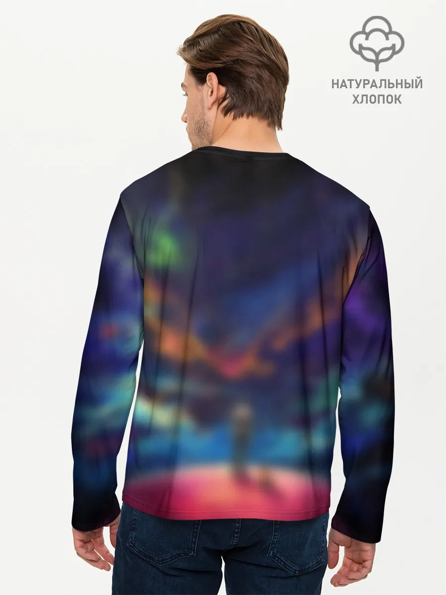 Мужской лонгслив базовый / Арт