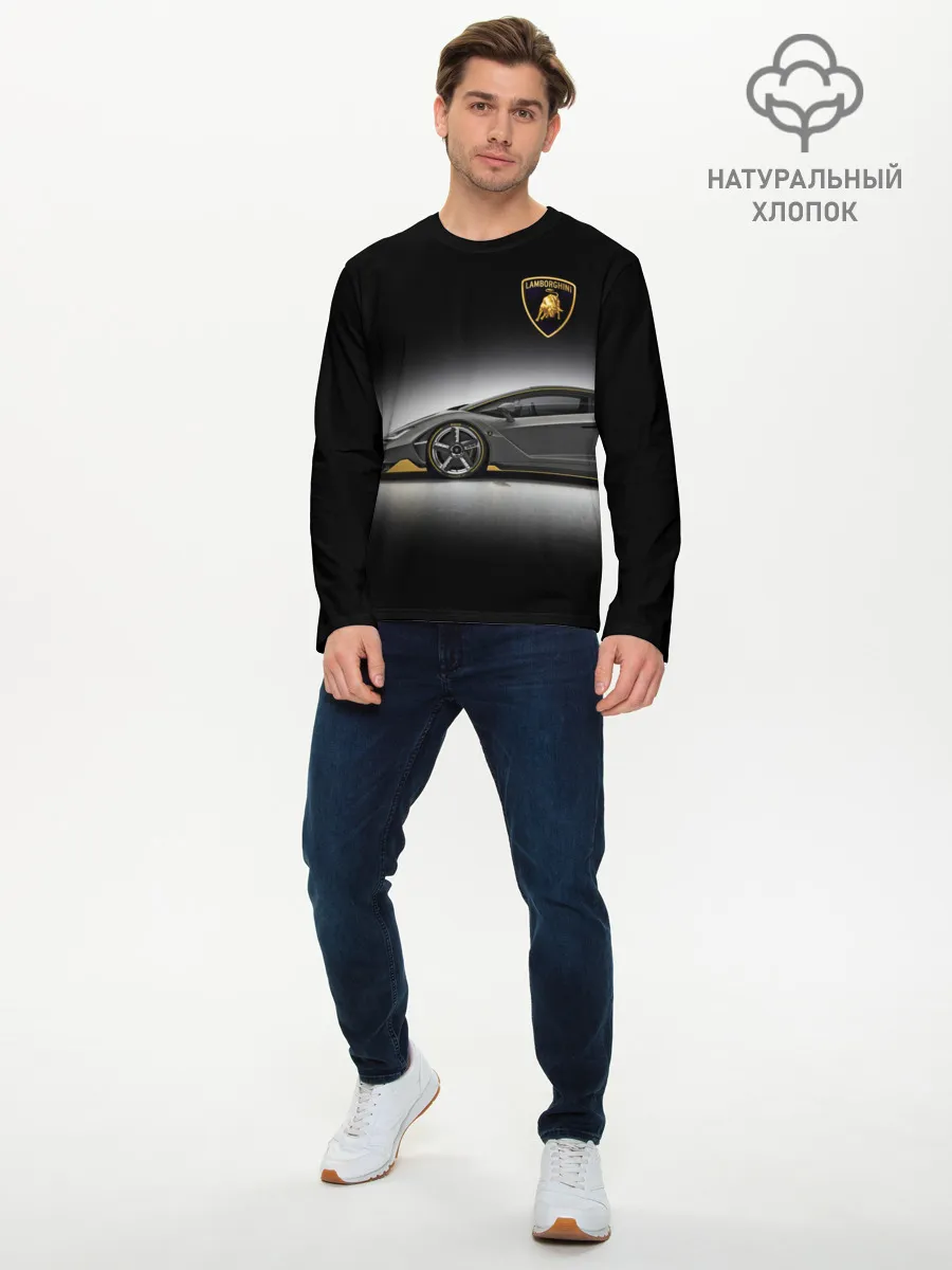 Мужской лонгслив базовый / Lambo