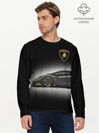 Мужской лонгслив базовый / Lambo