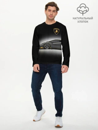 Мужской лонгслив базовый / Lambo