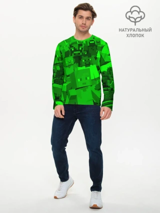 Мужской лонгслив базовый / MINECRAFT GAME