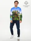Мужской лонгслив базовый / MINECRAFT