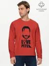 Мужской лонгслив базовый / Love pets