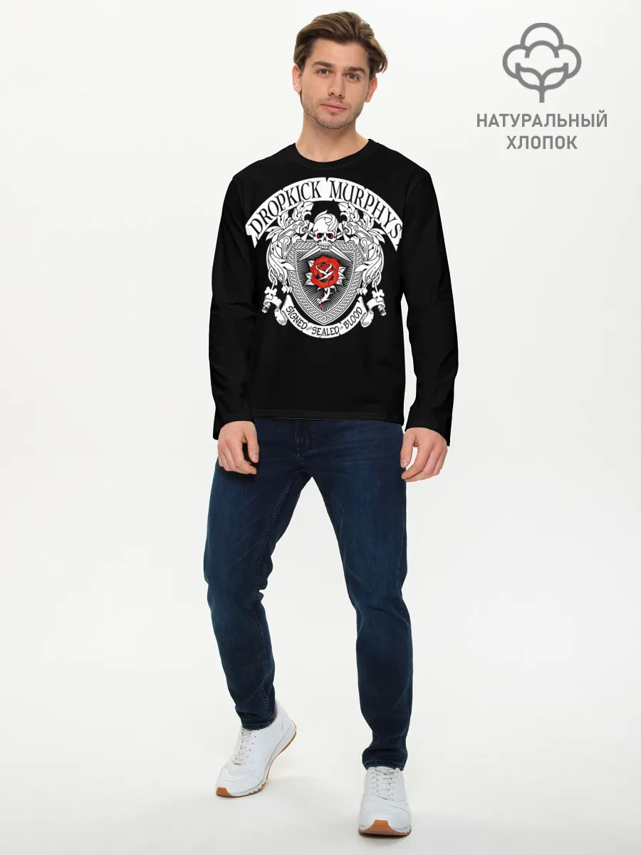 Мужской лонгслив базовый / Dropkick Murphys