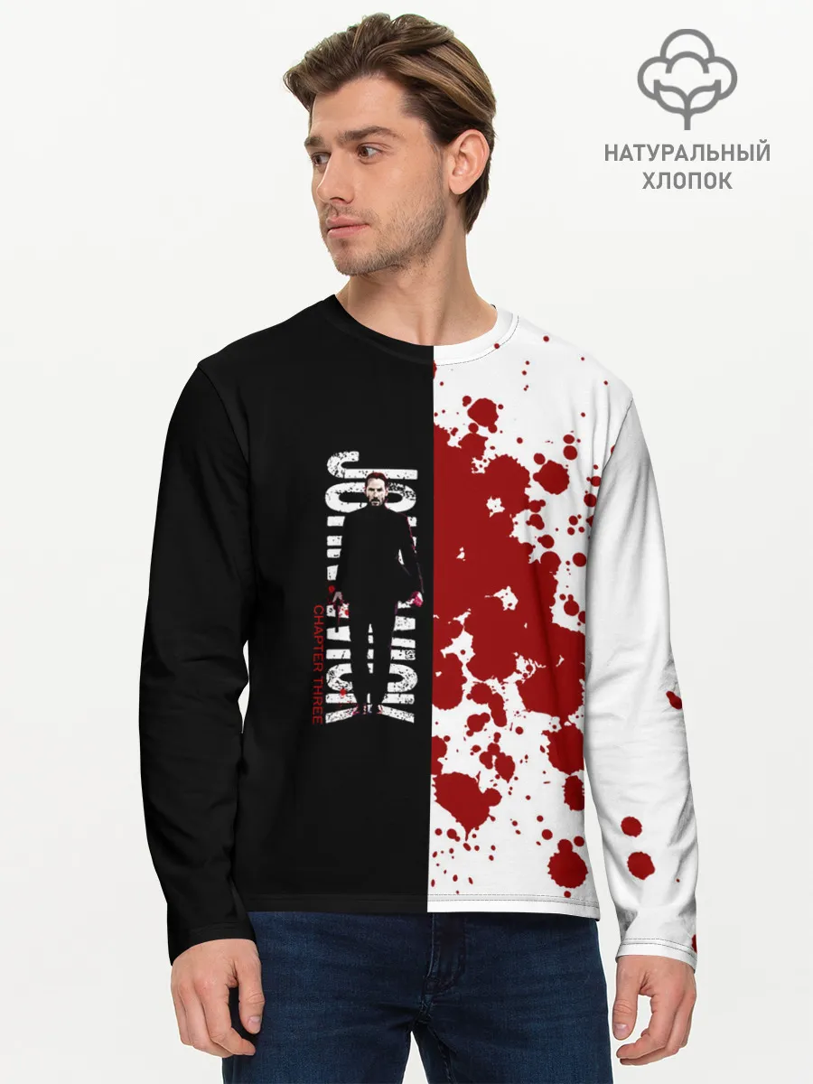 Мужской лонгслив базовый / Джон Уик