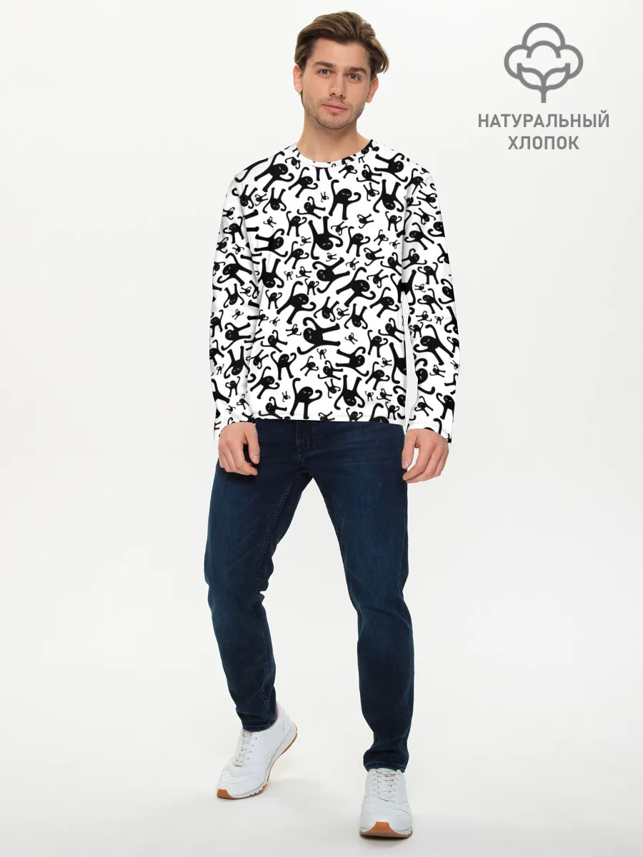 Мужской лонгслив базовый / ЪУЪ СЪУКА
