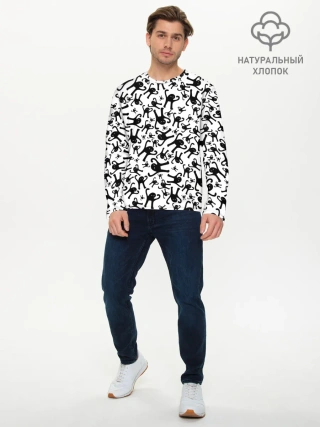 Мужской лонгслив базовый / ЪУЪ СЪУКА