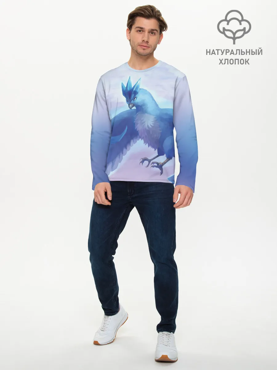 Мужской лонгслив базовый / Мистик