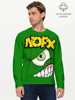Мужской лонгслив базовый / NOFX