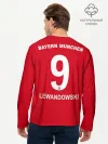 Мужской лонгслив базовый / Lewandowski home 19-20