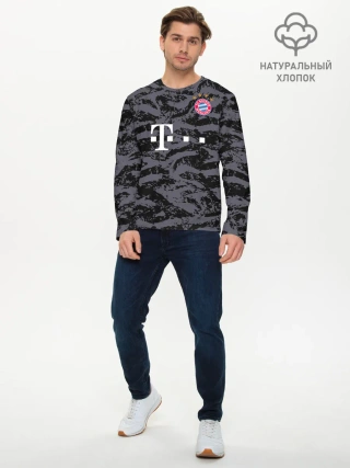 Мужской лонгслив базовый / Bayern away gk 18-19