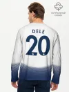 Мужской лонгслив базовый / Dele Alli home 18-19