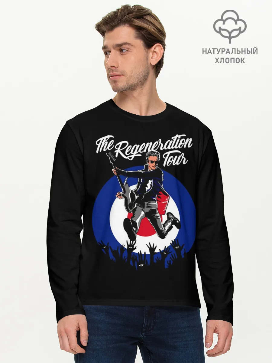 Мужской лонгслив базовый / Доктор Кто