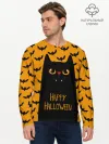 Мужской лонгслив базовый / Happy Halloween
