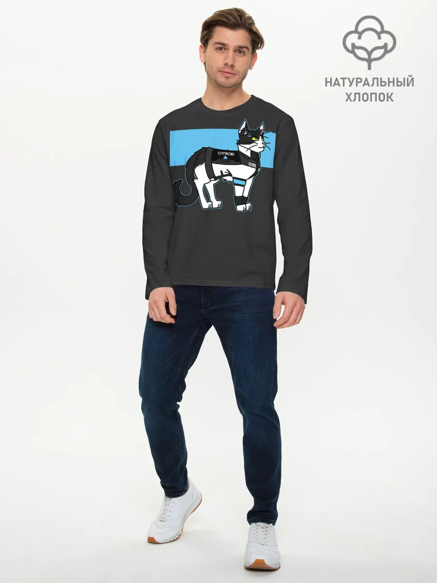 Мужской лонгслив базовый / CATROID RK900