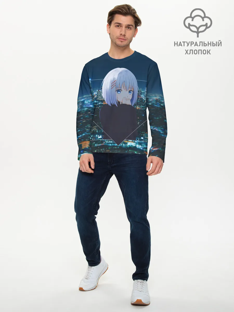 Мужской лонгслив базовый / Origami Tobiichi