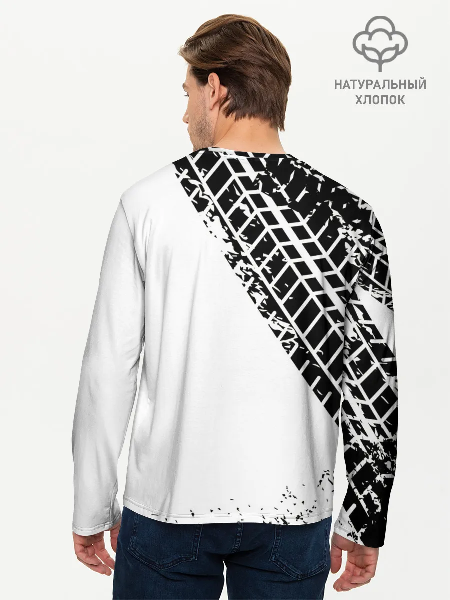 Мужской лонгслив базовый / Mitsubishi