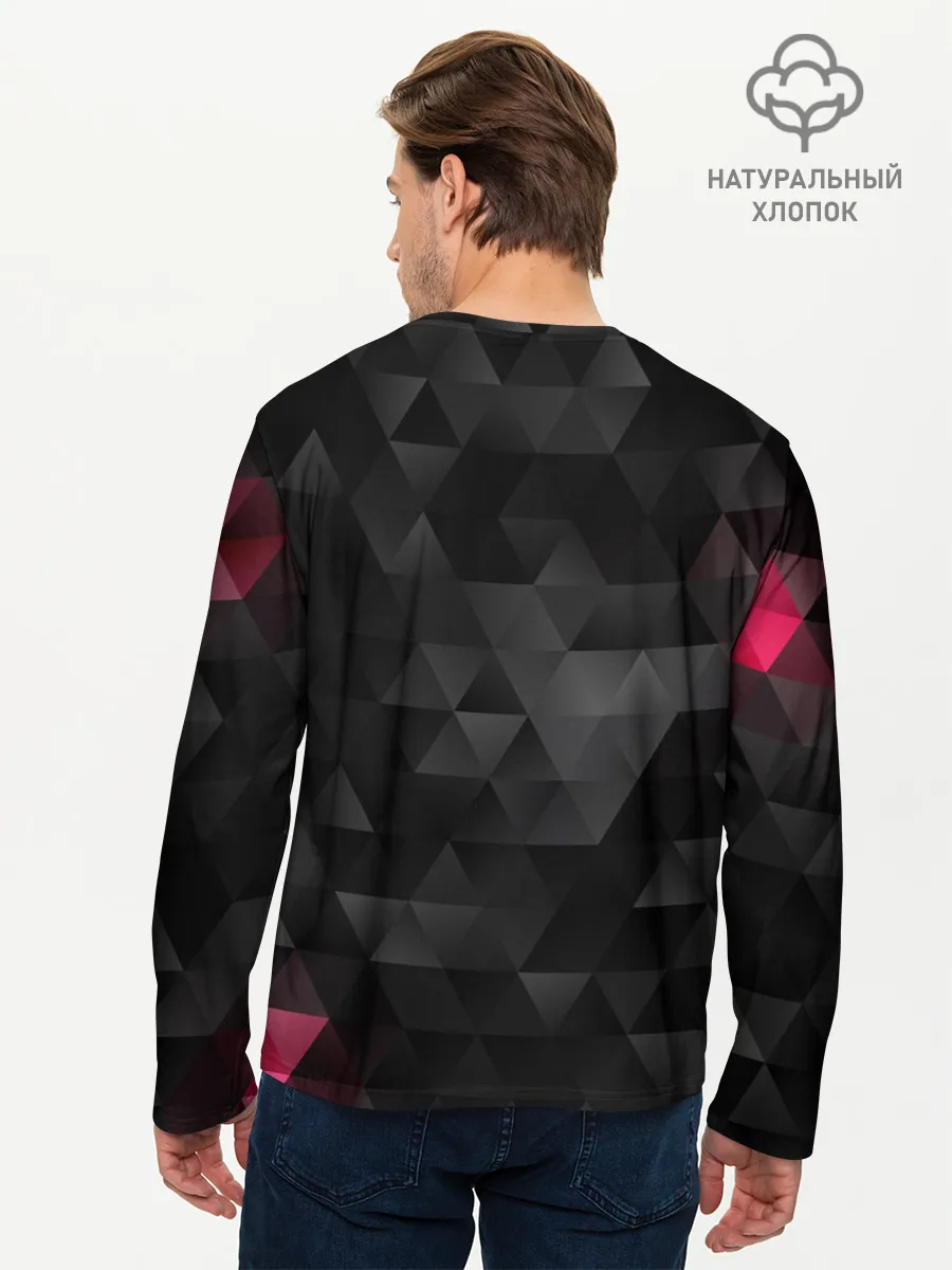 Мужской лонгслив базовый / Mitsubishi