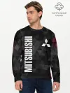 Мужской лонгслив базовый / Mitsubishi