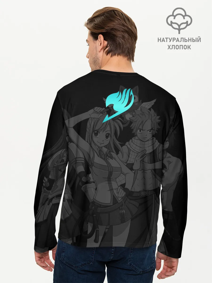 Мужской лонгслив базовый / банда Фейри Тейл