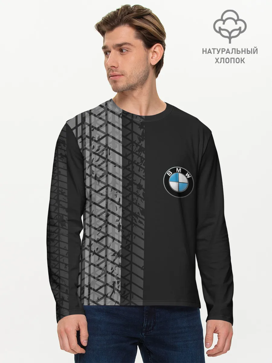 Мужской лонгслив базовый / BMW