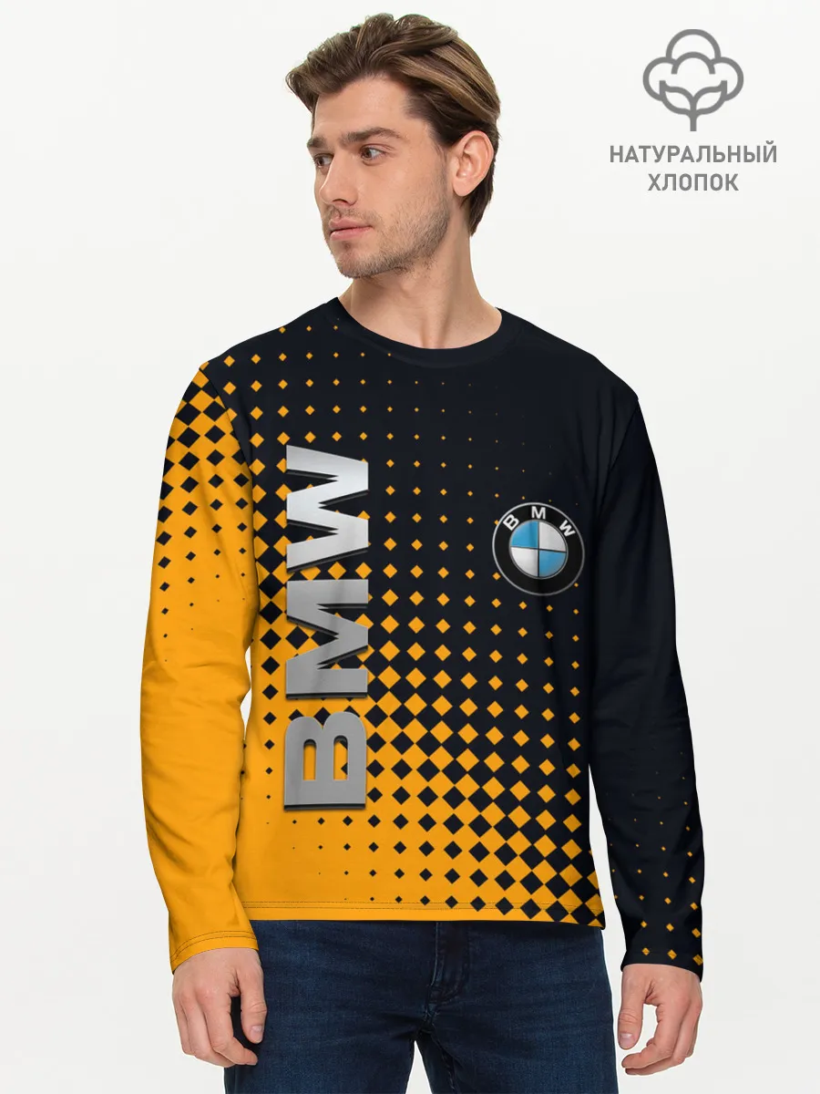 Мужской лонгслив базовый / BMW