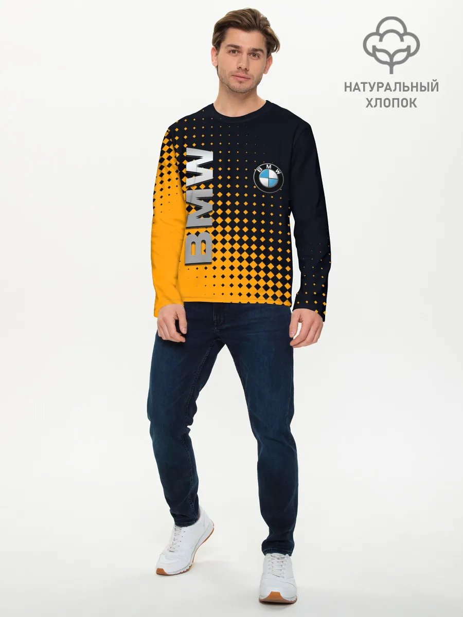Мужской лонгслив базовый / BMW