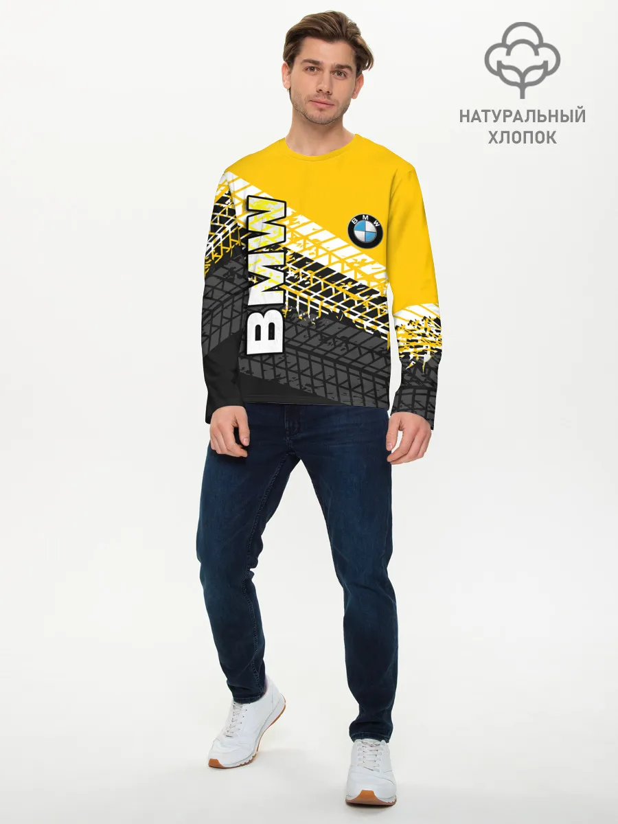 Мужской лонгслив базовый / BMW