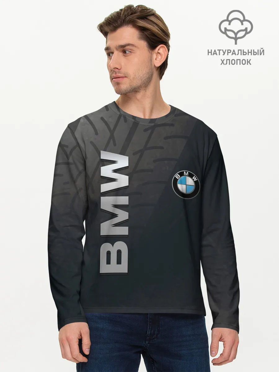 Мужской лонгслив базовый / BMW