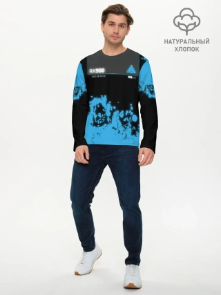 Мужской лонгслив базовый / Detroit: Become Human.